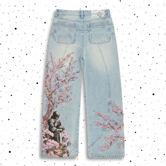 Pink Knight Pants Blue - Vendor