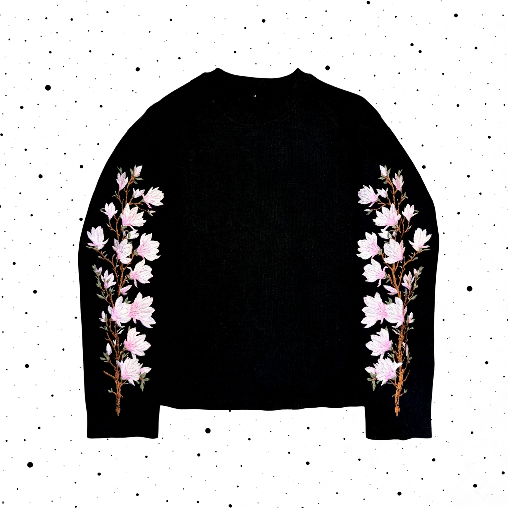 Cherry Blossom Thermal Black - Vendor